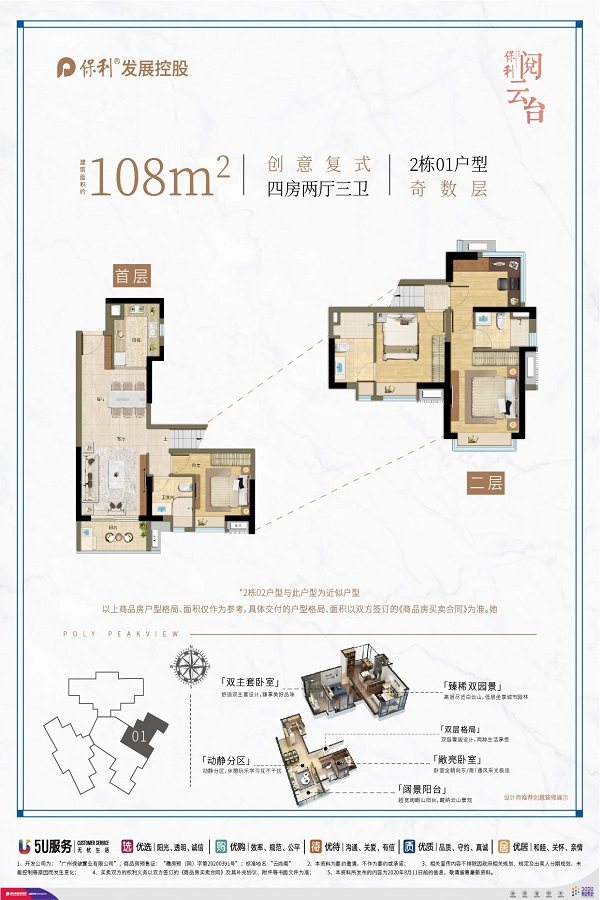 2栋01户型奇数层 